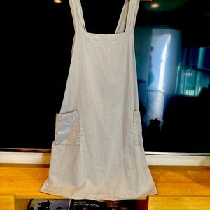 Criss-Cross Pull-Over, Apron Style Shirt-Dress